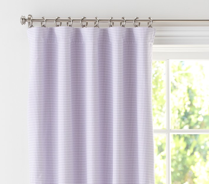 Gingham Blackout Curtain
