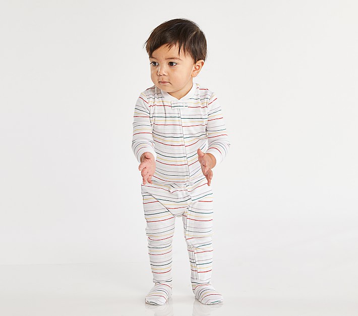Rainbow Stripe Nursery Pajama