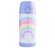 Northfield Stripe light Blue Slim Water Bottle