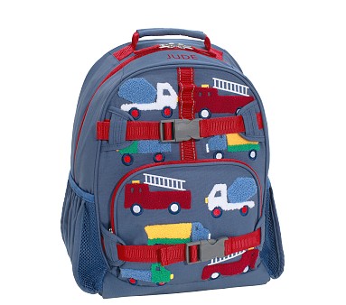 Mackenzie Blue On the Go Cars Backpacks