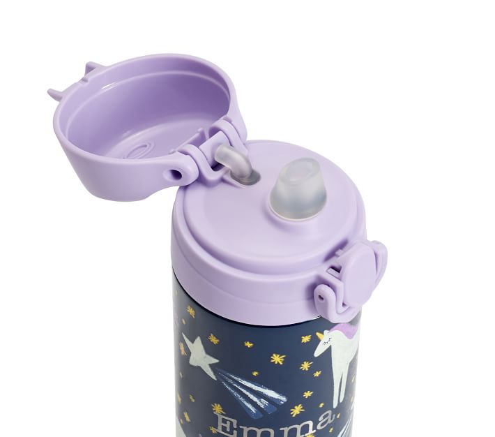 Y2K Unicorn Purple Water Bottle