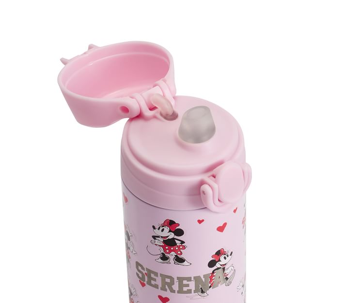 Disney Minnie Mouse Water Bottle - Pink Polka Dot, 18 oz