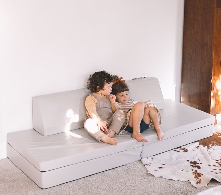 Foamnasium x PBK Blocksy Performance Suede Mini Kids Couch