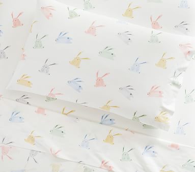 Modern Bunny Organic Sheet Set & Pillowcases | Pottery Barn Kids