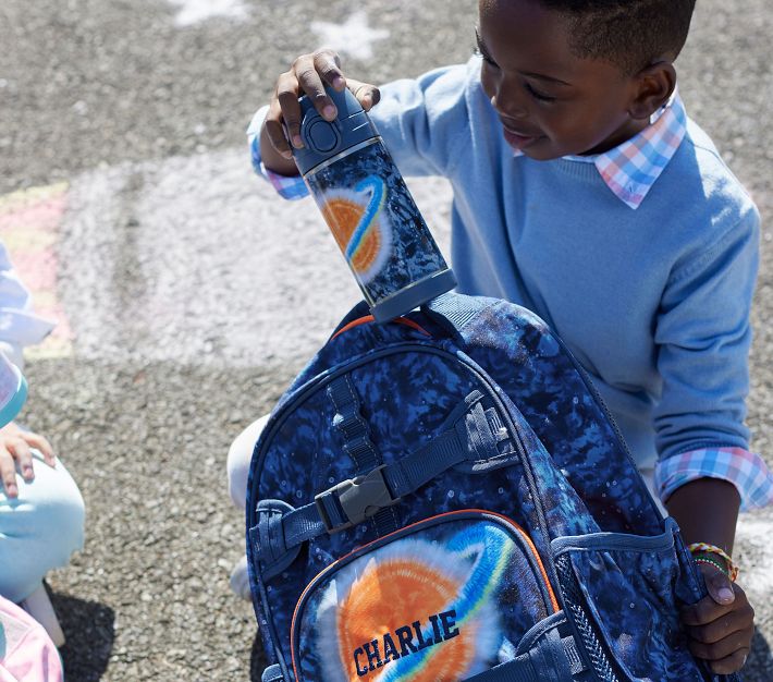 Mackenzie Navy Solid Backpacks