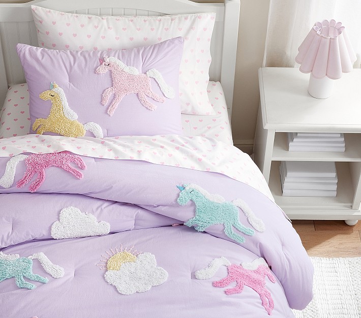Candlewick Unicorn Comforter &amp; Shams