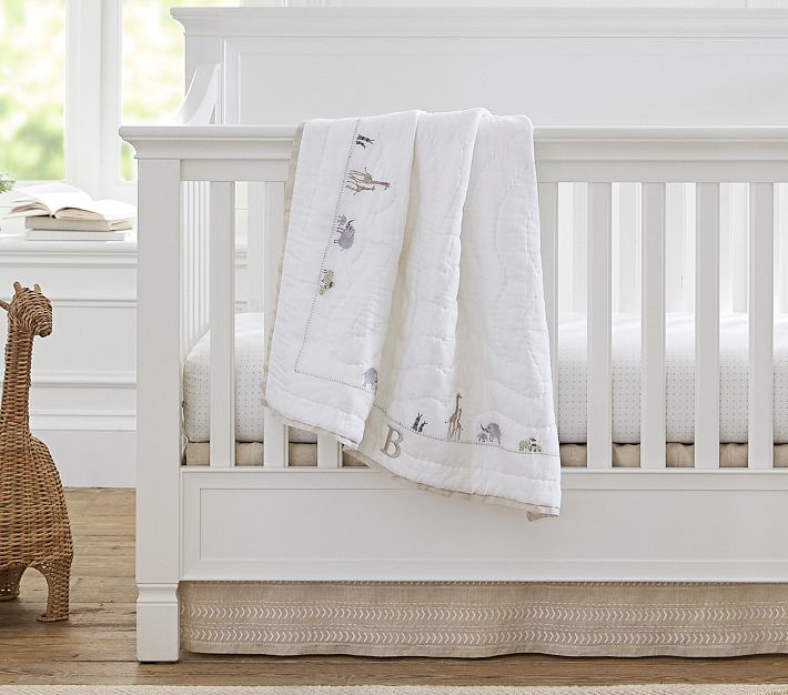 Pottery barn hotsell kids crib skirt