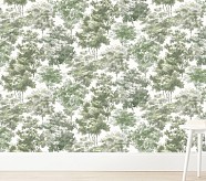 Green Wallpaper  Pottery Barn Kids