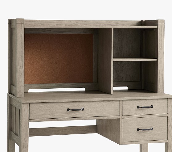 Kids Parke White Desk and Hutch