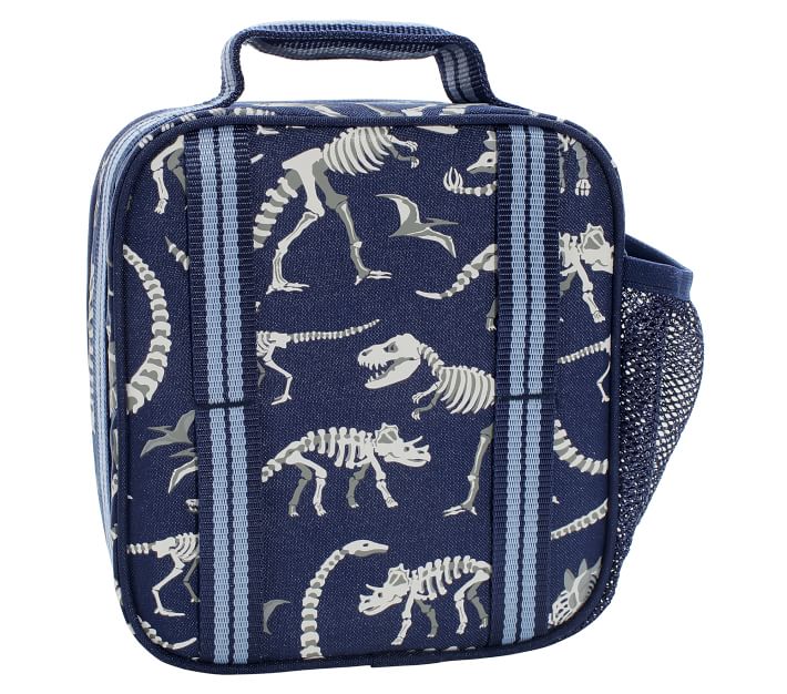 Prehistoric Friends Personalized Blue Lunch Box