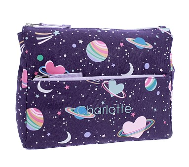 Mackenzie Rainbow Heart Galaxy Glow-in-the-Dark Adaptive Lunch Box