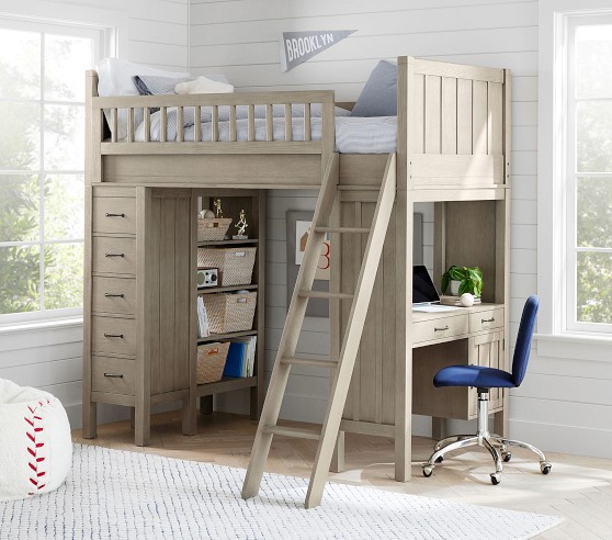 Camp Twin Loft Bed For Kids 