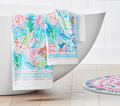 Lilly Pulitzer Mermaid Cove Bath Towel Collection