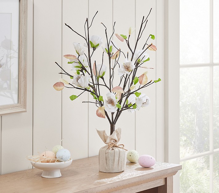 Crepe Paper Easter Tree