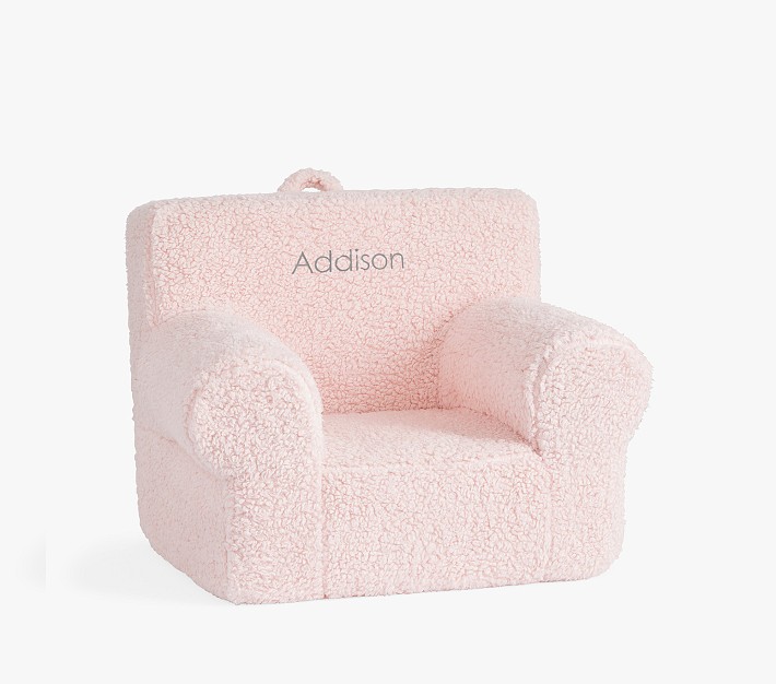 Kids Anywhere Chair&#174;, Blush Cozy Sherpa Slipcover Only