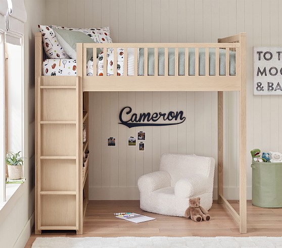 Camp Twin Kids Loft System & Lower Bed Set