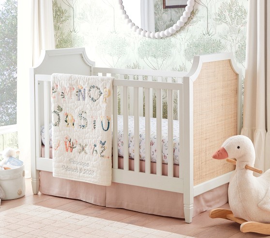 Ava Regency Caned Endpanel Crib | Pottery Barn Kids