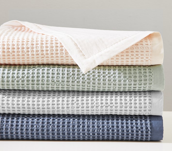 Cotton TENCEL&#8482; Waffle Knit Baby Blanket