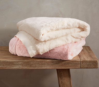 Fur store baby blanket