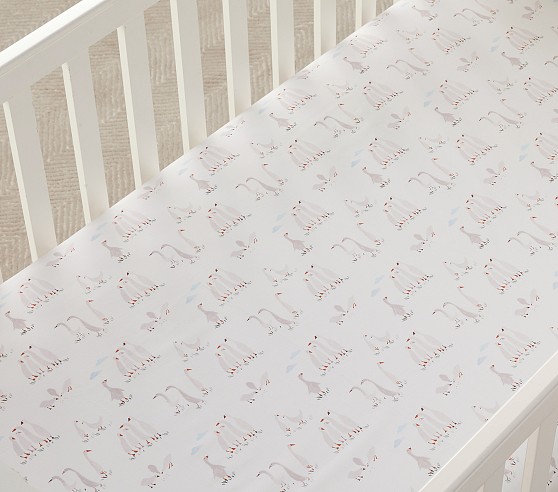 Watercolor Elephant Crib Sheets