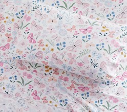 Wildflower Butterfly Organic Sheet Set & Pillowcases