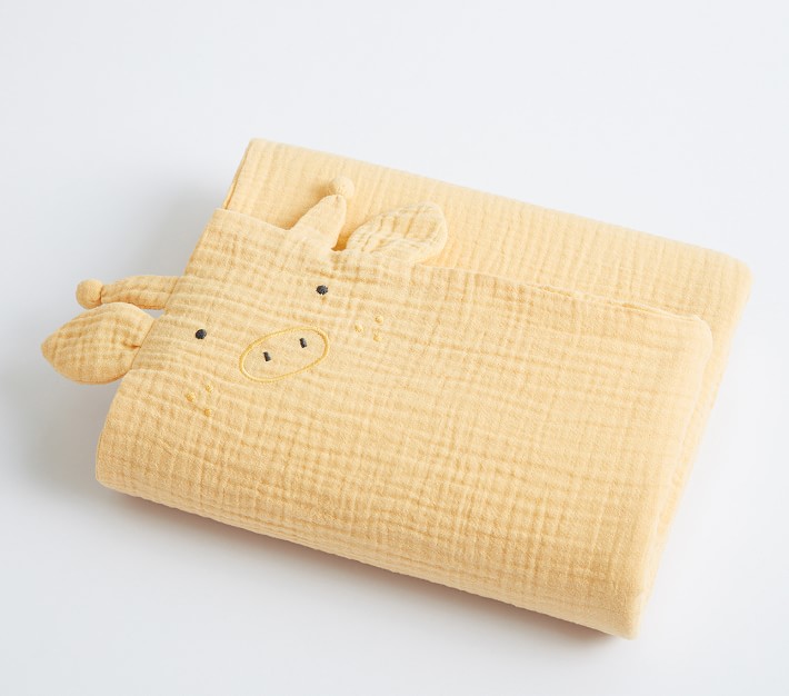 Giraffe Organic Cotton TENCEL&#8482; Baby Blanket