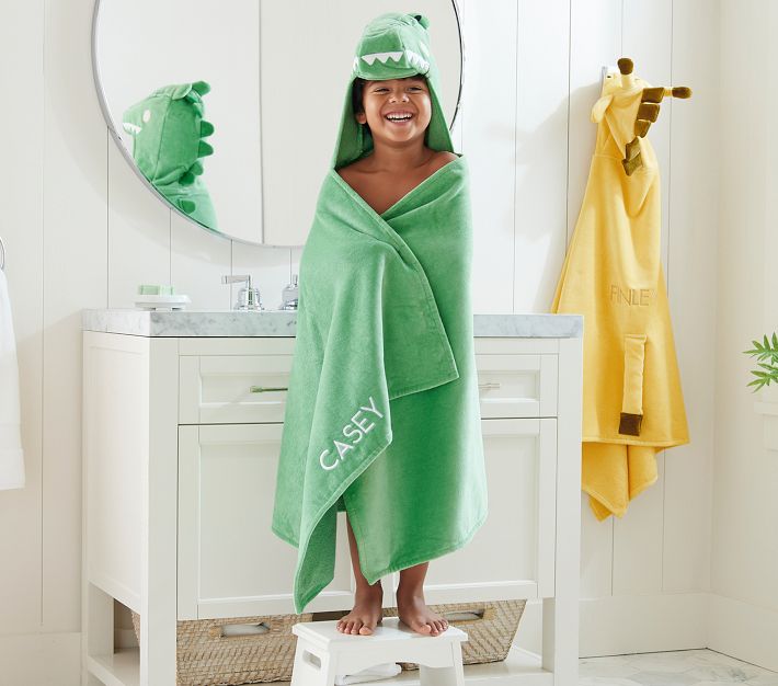 Crocodile Kid Hooded Towel Pottery Barn Kids