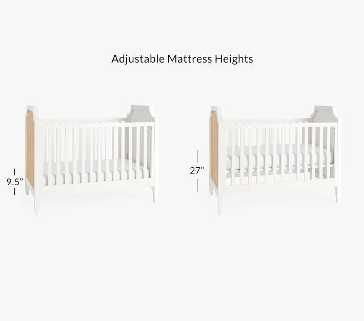 Ava Regency Caned Endpanel Crib | Pottery Barn Kids