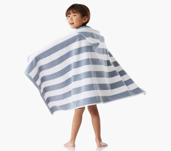 Rugby Stripe Hooded Towel | Pottery Barn Kids