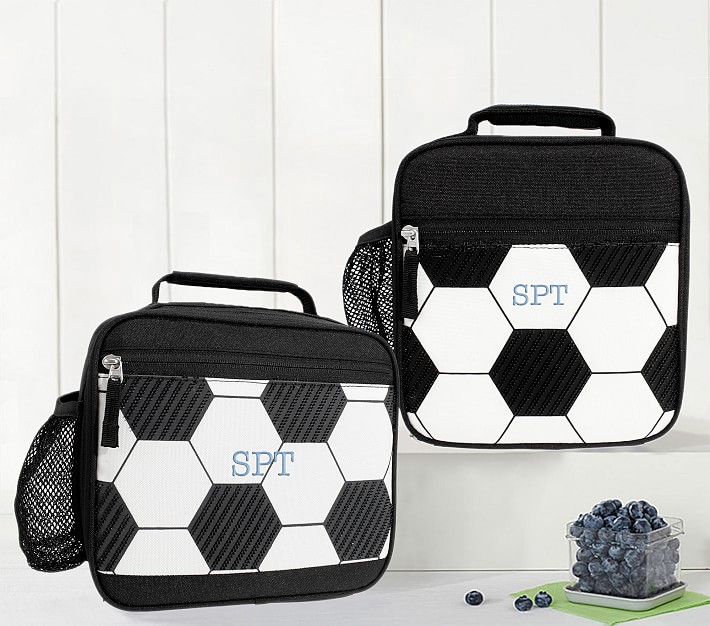 Boys Soccer Lunch Box 3D Football World Cup Insulated Lunch Bag