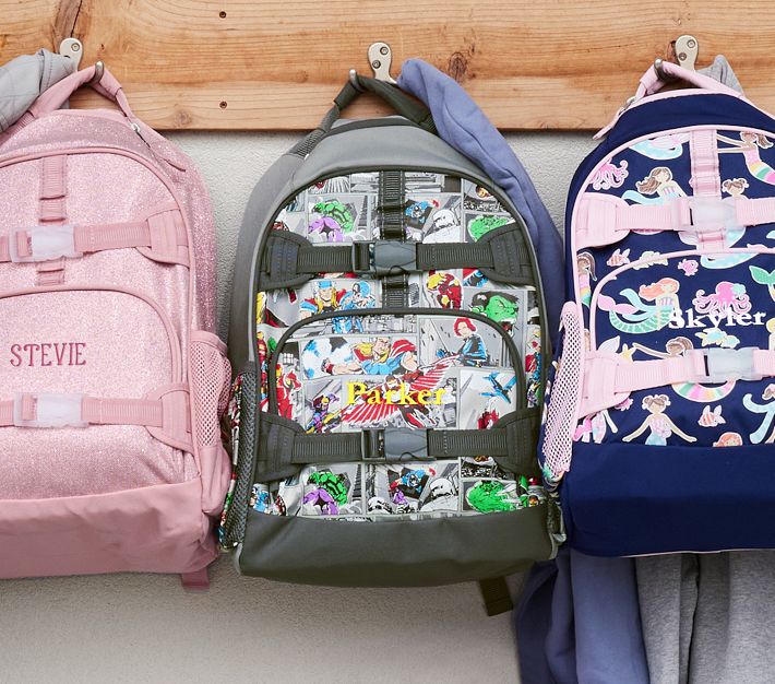 Mackenzie Marvel Comics Glow-in-the-Dark Backpacks | Pottery Barn Kids