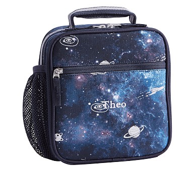 Kids Backpack and Lunch Box Set, Galaxy, Blue, Gives Back to Great