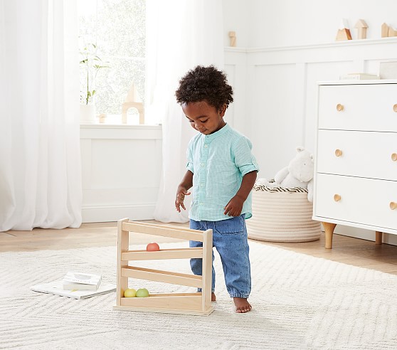 Wooden Busy Board  Pottery Barn Kids