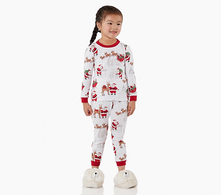Heritage Santa Organic Pajama Set