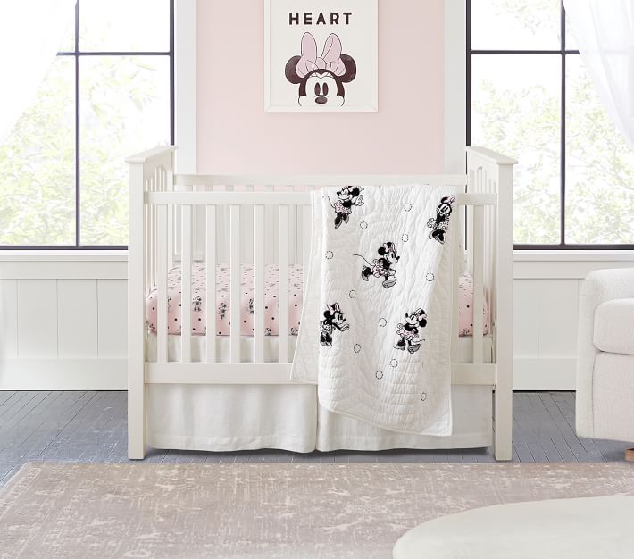 Minnie mouse mini 2024 crib bedding set