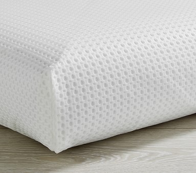 Lullaby Earth White Breeze Breathable Waterproof Crib Mattress Pad