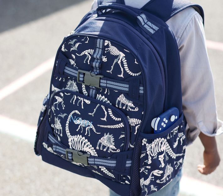 Mackenzie Navy Dino Bones Glow-in-the-Dark Lunch Boxes