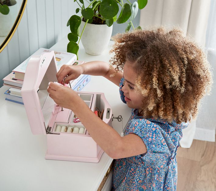 Abigail Kids Jewelry Box Collection - Pink  Kids jewelry box, Large jewelry  box, Small jewelry box