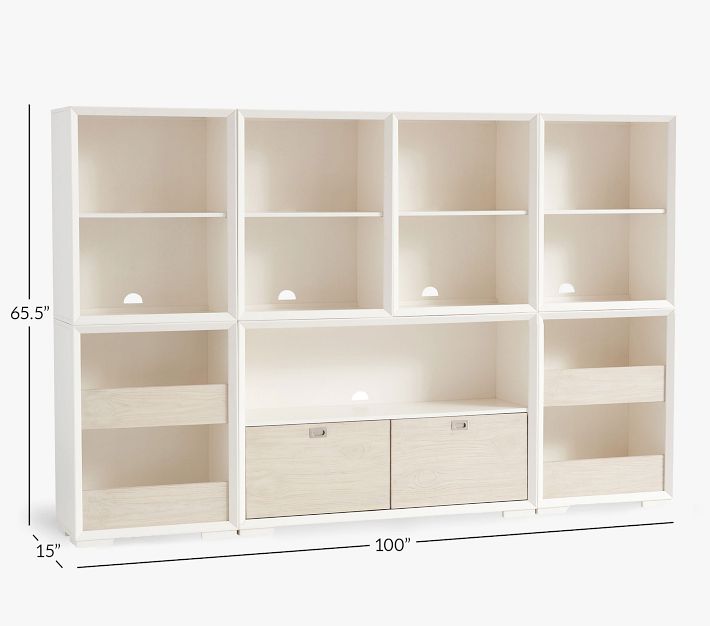 Callum Triple 3-Drawer Wide Storage Cabinet