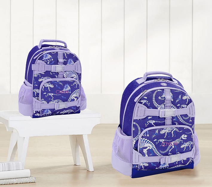 Pottery barn dinosaur store backpack girl