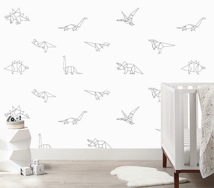 Urban Walls Paper Dinos Wall Decals Pottery Barn Kids