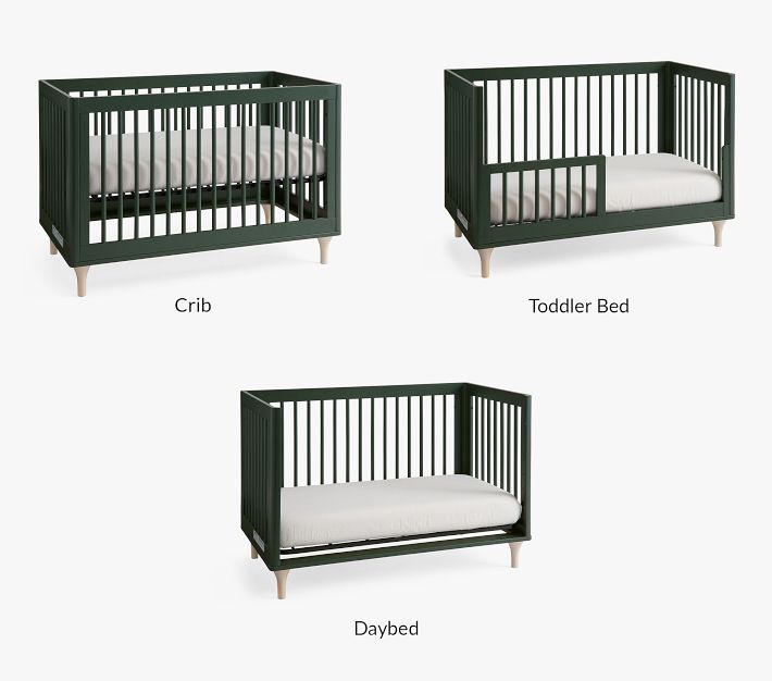 3 in 1 crib best sale toddler bed