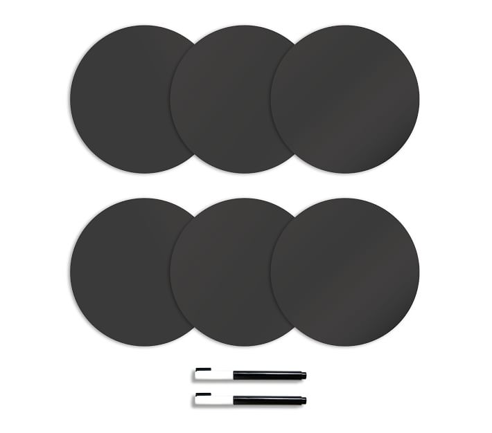 Charcoal Dry Erase Dot Decals | Pottery Barn Kids