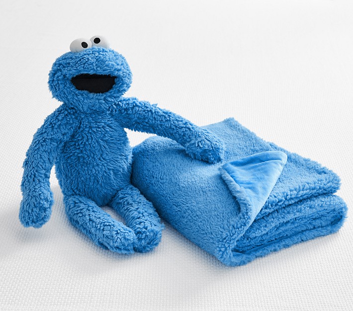 Sesame Street&#174; Cookie Monster Plush and Blanket Set