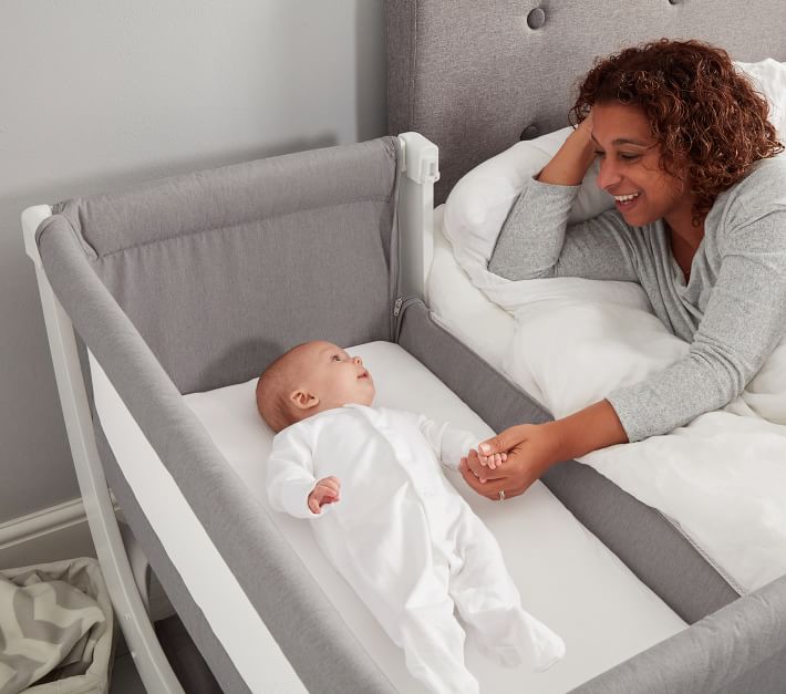 BEABA by Shnuggle Convertible Air Bedside Sleeper Bassinet