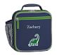 Fairfax Solid Navy Green Trim Lunch Boxes