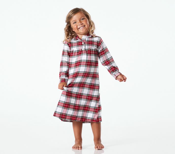 Morgan Plaid Girls Nightgown