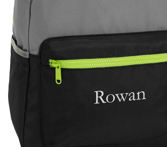 Astor Gray/Black Backpacks Pottery Barn Kids