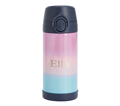 Slim Pastel Tie-Dye Water Bottle