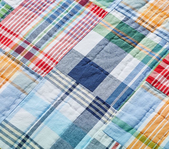 Madras Kids' Comforter Set Pottery Barn Kids